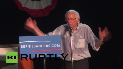 USA: Bernie Sanders slams Republican Party at Iowa rally