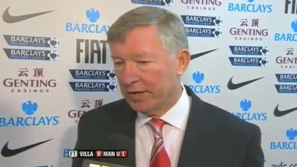 Алекс Фъргюсън интервю след Манчестър Юнайтед - Астън Вила 1:0