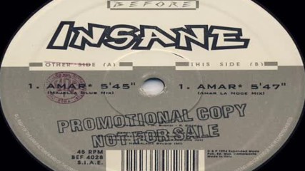 Insane-amar-majella Club Mix(1994 Vinyl)