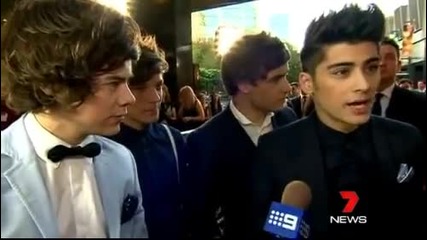 One Direction - Интервю на червения килим на Logie Awards