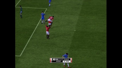 Fifa 13-удивителен гол на Рууни в скобата!