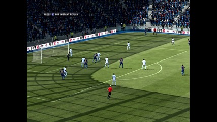 Fifa 12 Gerard Pique scores against Marseille
