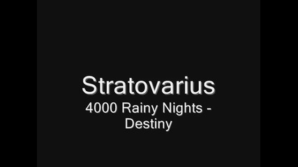 Stratovarius - 4000 Rainy Nights