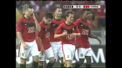 Първият Гол на Майкъл Оуен за Манчестър Юнайтед 3 - 2 Малайзия 18.07.09
