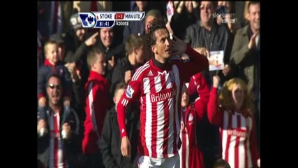 Stoke City 1 - 1 Man United (tuncay) 