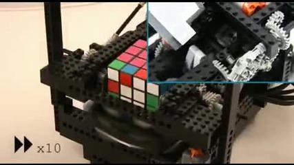 Робот реди кубчето на Рубик (4х4х4) 