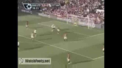 D.bent goal - Manchester United vs Tottenham 0 - 1 - 25.04.09
