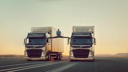 реклама на Жан-клод Ван Дам за Volvo