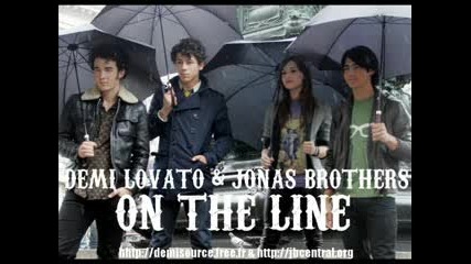 Demi Lovato and Jonas Brothers - On The Line[album Version Hq].f