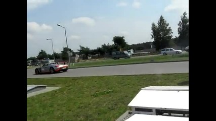 Porsche Carrera Gt burnout