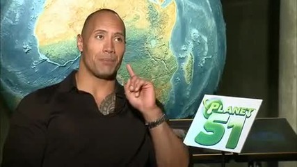 Planet 51 - Dwayne Johnson Interview 2