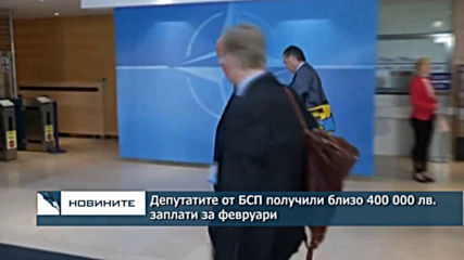 Депутатите от БСП получили близо 400 000 лв. заплати за февруари