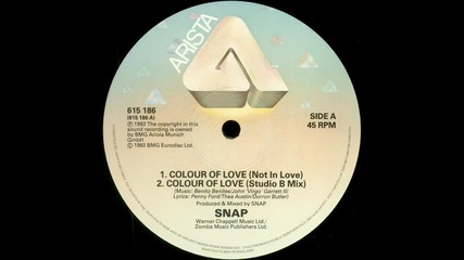 Snap! - Color Of Love (not In Love)