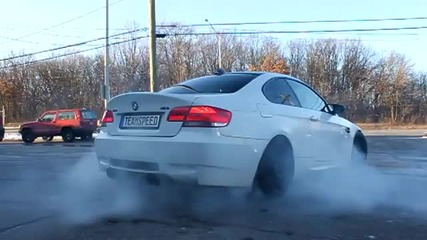 Bmw e92 M3 Green Hell - Burnout