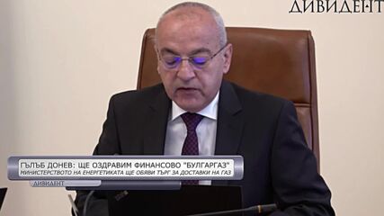 Гълъб Донев: Ще оздравим финансово "Булгаргаз"