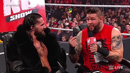 KO hits a Stunner on Chad Gable on “The Kevin Owens Show”: Raw, Feb 28, 2022