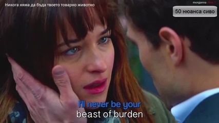 ♫ The Rolling Stones - Beast of Burden ( Fifty Shades Of Grey)( Music Video ) превод & текст