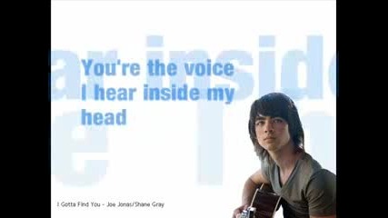 Joe Jonas - I Gotta Find You