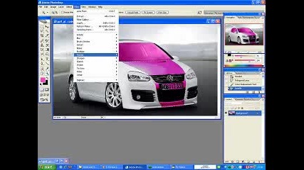 Тунинг Обработване На Vw С Photoshop