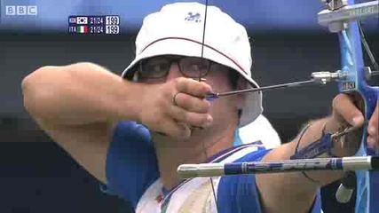 Корея със злато от отборната стрелба с лък при мъжете - Олимпийски игри Пекин 2008