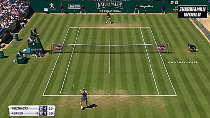 Wozniacki vs Kerber 2018 Eastbourne Highlights