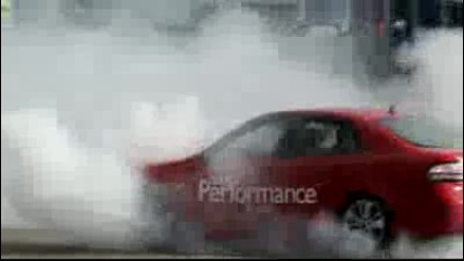 Пилотите от Saab Performance Team в Москва 2009 