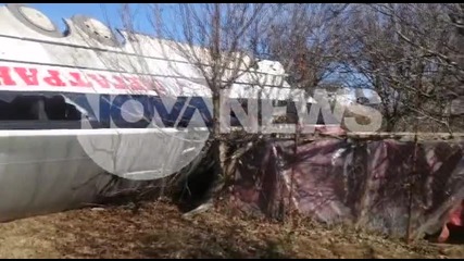 Автобус с български учители се преобърна в Македония, има ранени