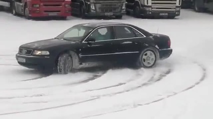 Audi A8 Quattro Snow Drift