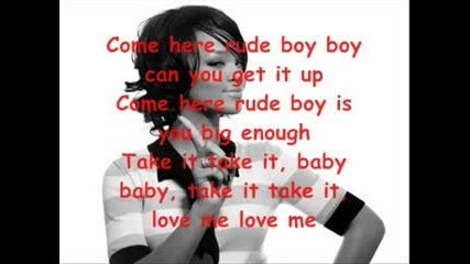 - Rihanna - Rude boy lyrics