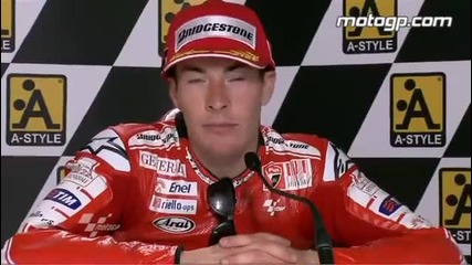 Nicky Hayden interview after the Aragon Gp 