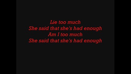 Three Days Grace ~ On My Own { Lyrics } 