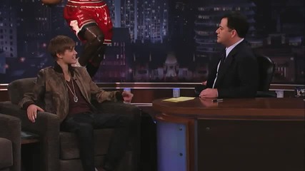 N O V O Justin Bieber gostuva na Jimmy Kimmel [ chast 3 5 ] 10.02.2011