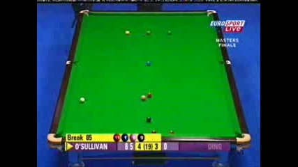 Masters 2007 Final - Ronnie O Sullivan vs Ding Jinhui frame 8