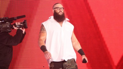 The Bar meet "Brains Strowman": Raw, April 2, 2018