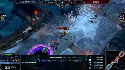 Alienware LoL 1vs1 #2 - Gsoldier4life vs Ledo