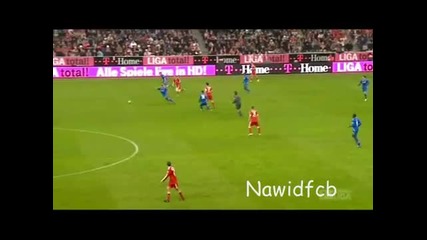 Arjen Robben - Bayern Munich first season skills 2009 2010 world player 2010 (360p) 