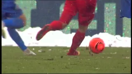ВИДЕО: Серджиу Буш наказа тежко Левски – 2:0 в края на първото полувреме
