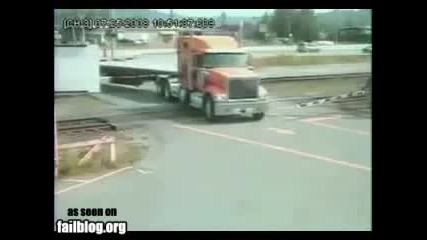 камион на жп.прелез