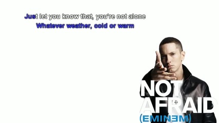 Eminem - Not Afraid (lyrics) Full Hd