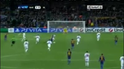 Barcelona vs Bayer Leverkusen 7-1(42 2 - 0 L. Messi)