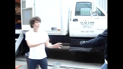 Camp rock Nick Jonas & Jman (jordan Francis) - handshake 