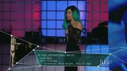 New! Lady Gaga Mmva 2011- Ur fave international artist ~ Speech
