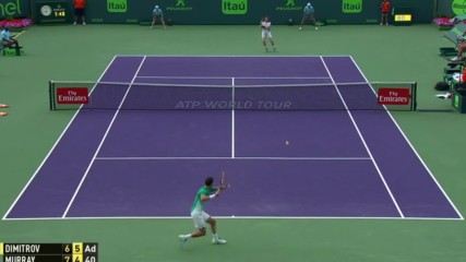 Grigor Dimitrov vs Andy Murray Miami 2016 R3 Highlights