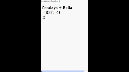 Zendaya and Bella