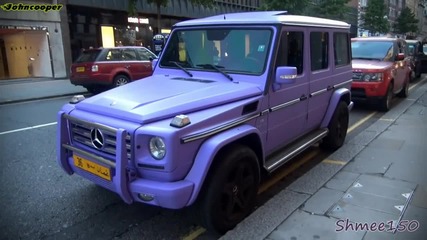 Матово пурпурен Mercedes G55 Amg