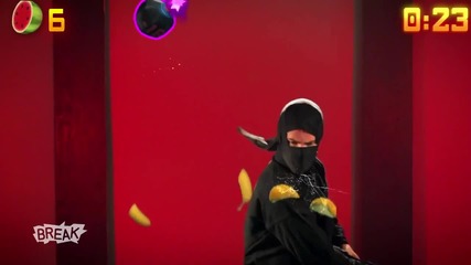 Fruit Ninja in Real Life!