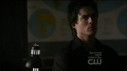 Elena, Damon and Stefan talk in the classroom about Caroline