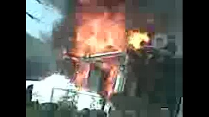 !!!! Трансформатора В Кремиковци се запали !!! 