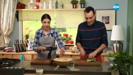 Зелена салата с цедено мляко - Бон Апети (05.05.2017)