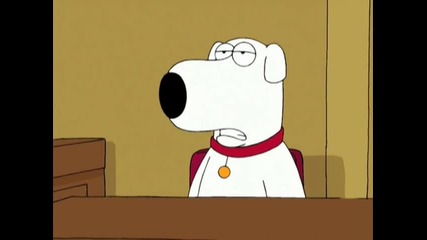 Family Guy - Браиън вика на бебе след като се разреве със сила